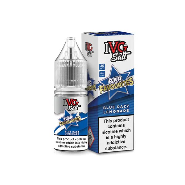 IVG Bar Favourites Nic Salts - Blue Razz Lemonade - Online Vapes