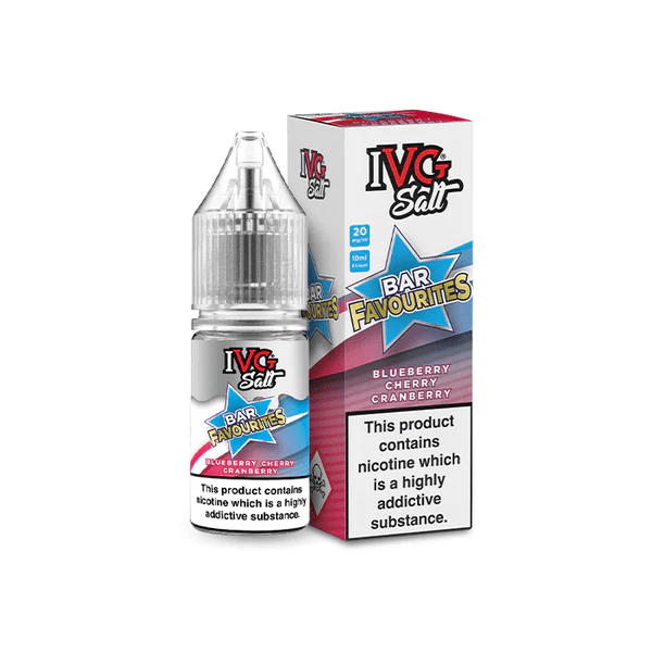 IVG Bar Favourites Nic Salts - Blueberry Cherry Cranberry - Online Vapes