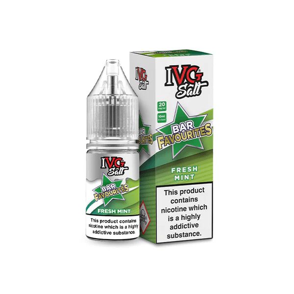 IVG Bar Favourites Nic Salts - Fresh Mint - Online Vapes
