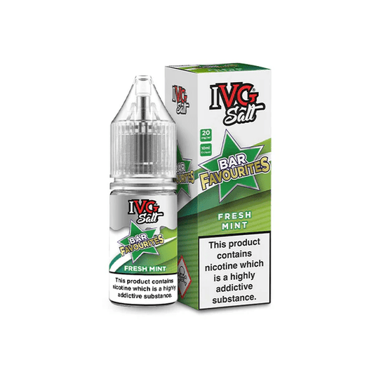 IVG Bar Favourites Nic Salts - Fresh Mint - Online Vapes