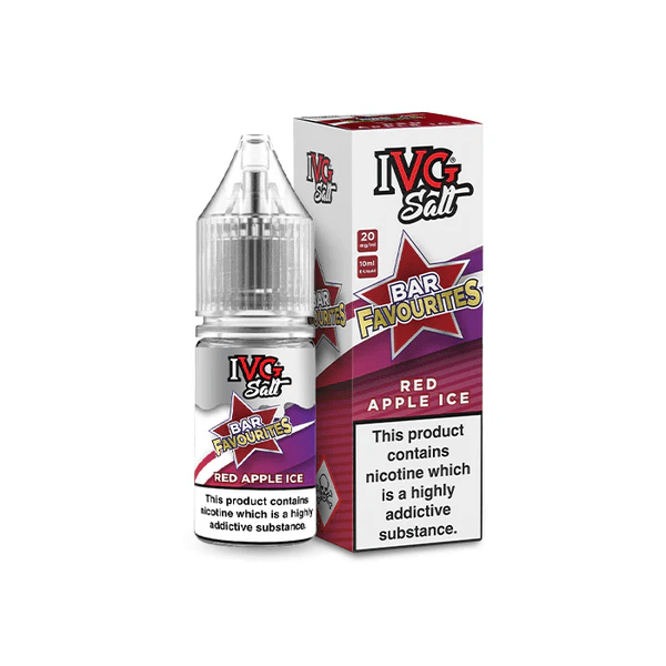 IVG Bar Favourites Nic Salts - Red Apple Ice - Online Vapes