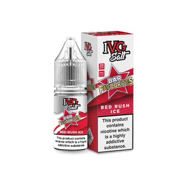 IVG Bar Favourites Nic Salts - Red Rush Ice - Online Vapes