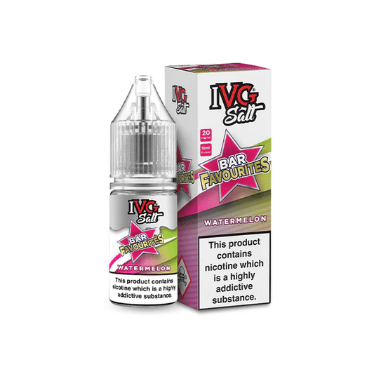 IVG Bar Favourites Nic Salts - Watermelon - Online Vapes
