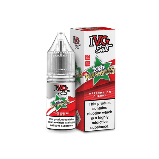 IVG Bar Favourites Nic Salts - Watermelon Cherry - Online Vapes