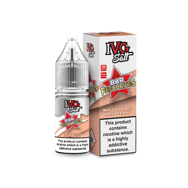 IVG Bar Favourites Nic Salts - White Peach Raspberry - Online Vapes