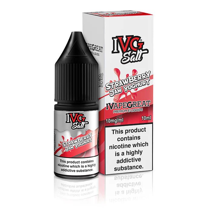 IVG Nic Salt - Strawberry Jam Yoghurt - Online Vapes