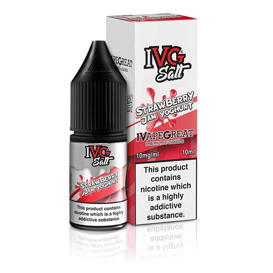IVG Nic Salt - Strawberry Jam Yoghurt - Online Vapes