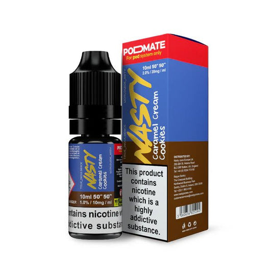 Nasty Pod Mate Salts - Caramel Cream Cookies - Online Vapes