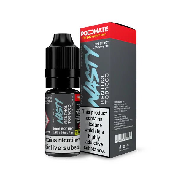 Nasty Pod Mate Salts - Menthol Tobacco - Online Vapes