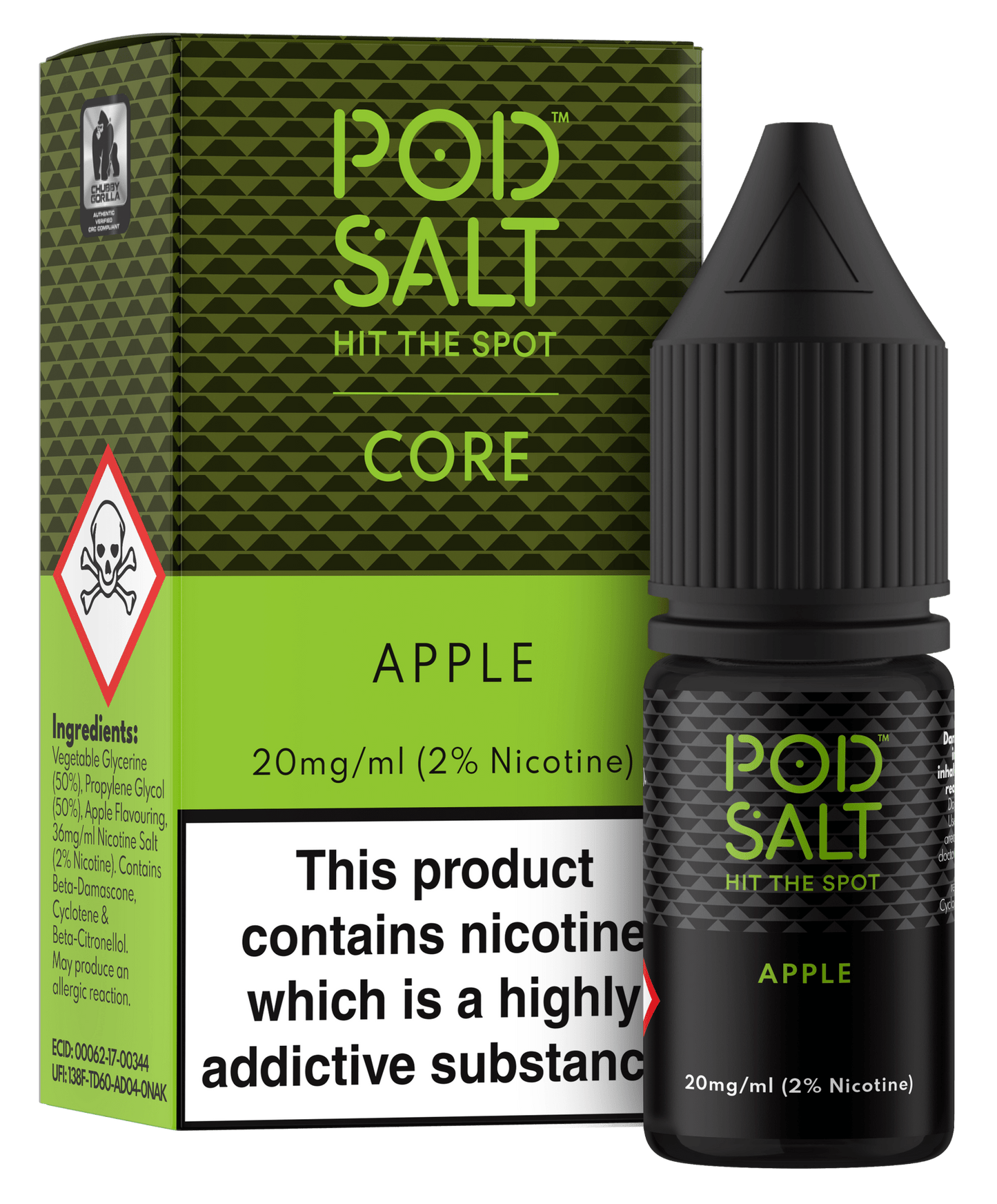 Pod Salt Core Nic Salt - Apple - Online Vapes