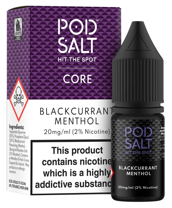 Pod Salt Core Nic Salt - Blackcurrant Menthol - Online Vapes