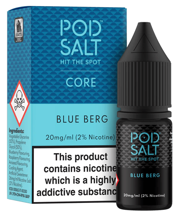 Pod Salt Core Nic Salt - Blue Berg - Online Vapes