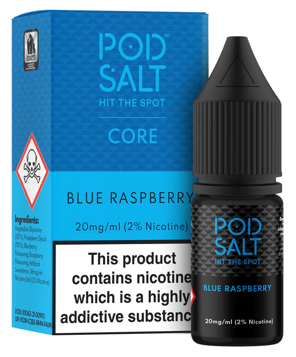 Pod Salt Core Nic Salt - Blue Raspberry - Online Vapes