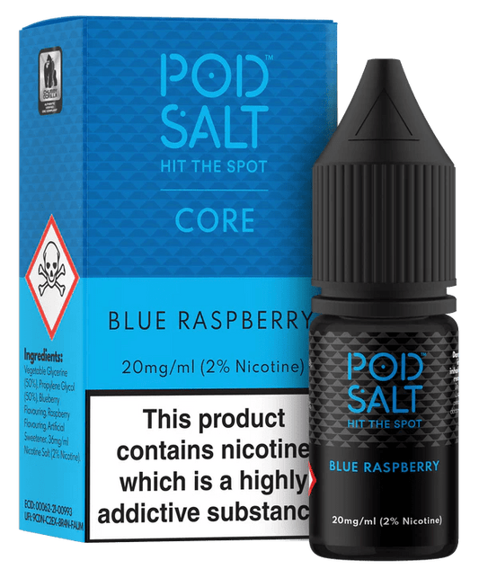 Pod Salt Core Nic Salt - Blue Raspberry - Online Vapes