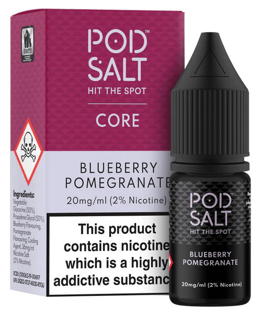 Pod Salt Core Nic Salt - Blueberry Pomegranate - Online Vapes