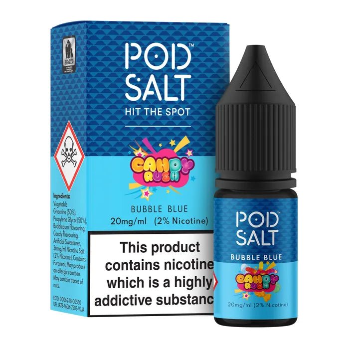 Pod Salt Core Nic Salt - Bubble Blue - Online Vapes