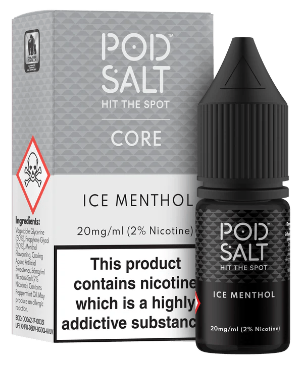 Pod Salt Core Nic Salt - Ice Menthol - Online Vapes