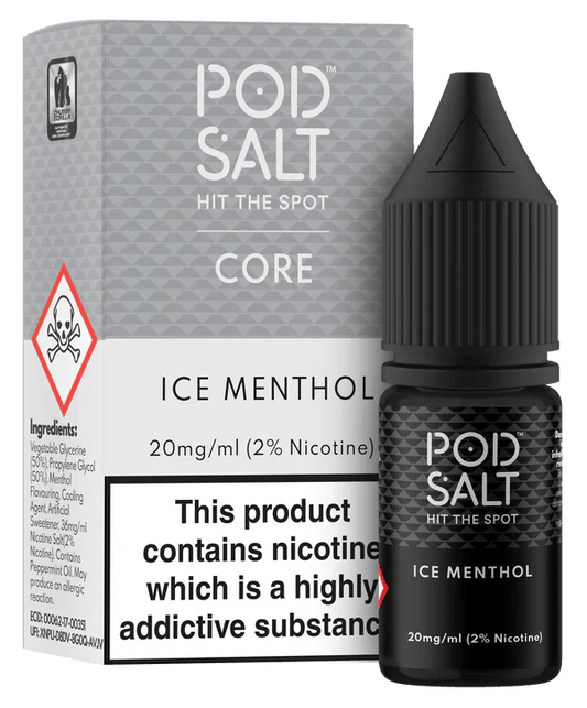 Pod Salt Core Nic Salt - Ice Menthol - Online Vapes