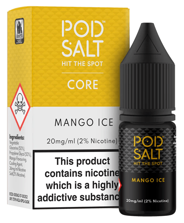 Pod Salt Core Nic Salt - Mango Ice - Online Vapes