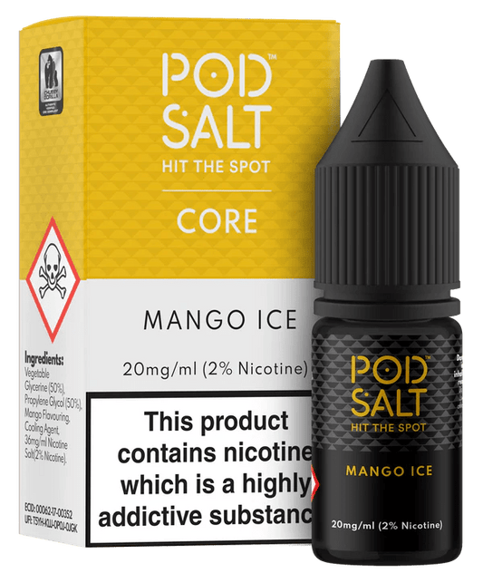 Pod Salt Core Nic Salt - Mango Ice - Online Vapes