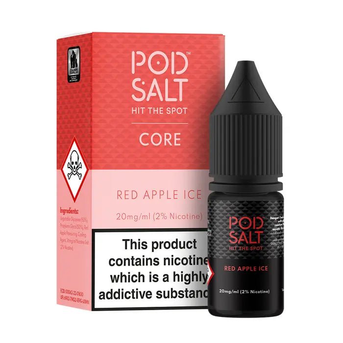 Pod Salt Core Nic Salt - Red Apple Ice - Online Vapes