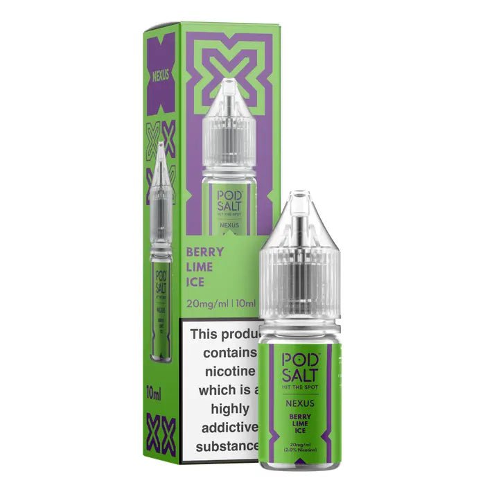 Pod Salt Nexus Nic Salt - Berry Lime Ice - Online Vapes