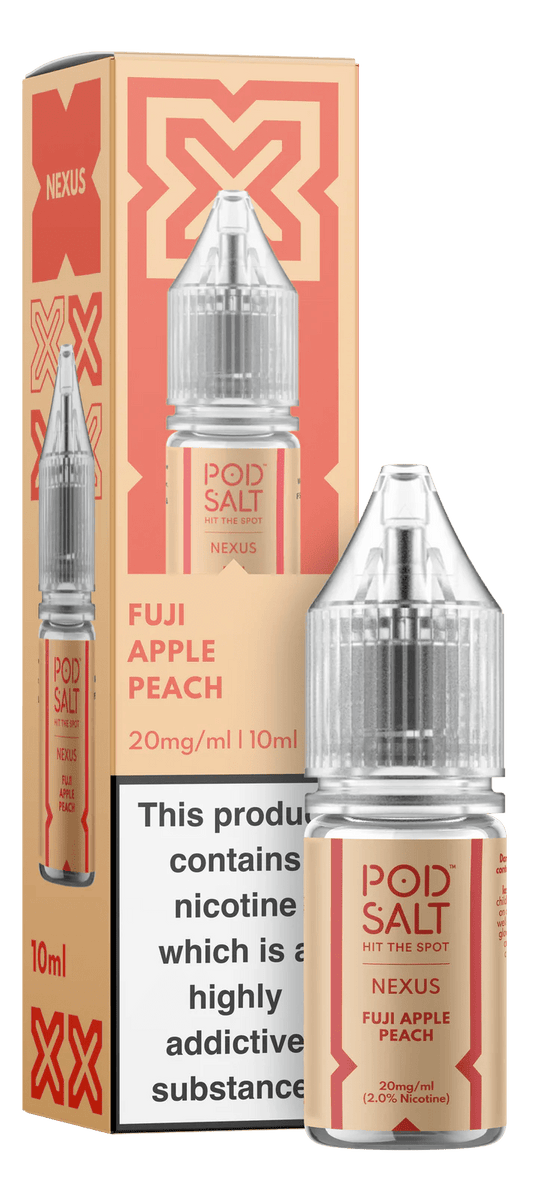 Pod Salt Nexus Nic Salt - Fuji Apple Peach - Online Vapes