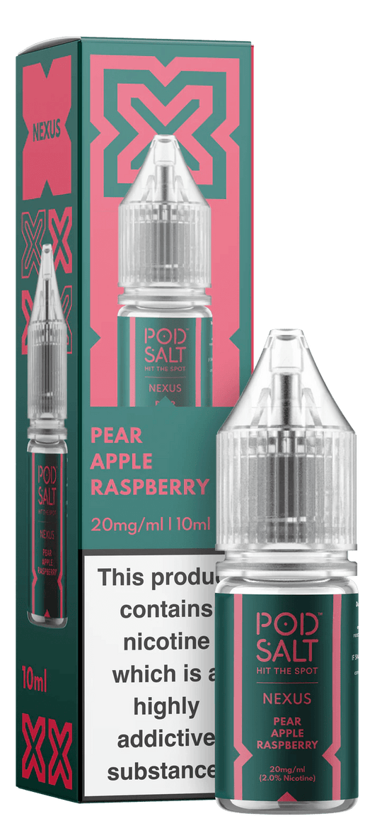 Pod Salt Nexus Nic Salt - Pear Apple Raspberry - Online Vapes