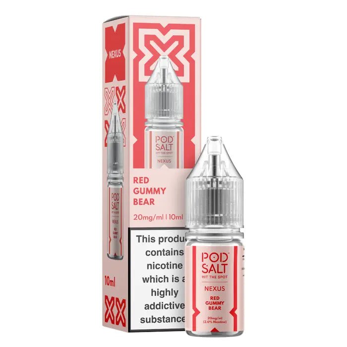 Pod Salt Nexus Nic Salt - Red Gummy Bear - Online Vapes