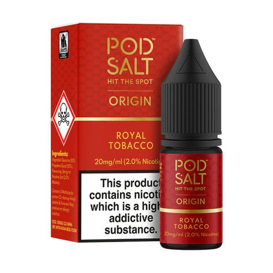 Pod Salt Origin Nic Salt - Royal Tobacco - Online Vapes