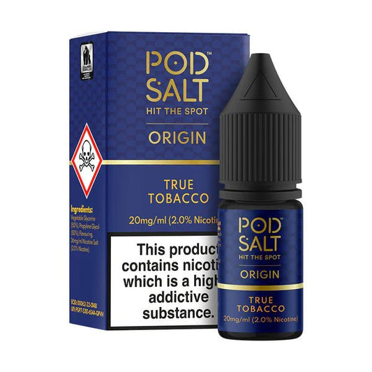 Pod Salt Origin Nic Salt - True Tobacco - Online Vapes