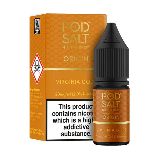 Pod Salt Origin Nic Salt - Virginia Gold - Online Vapes