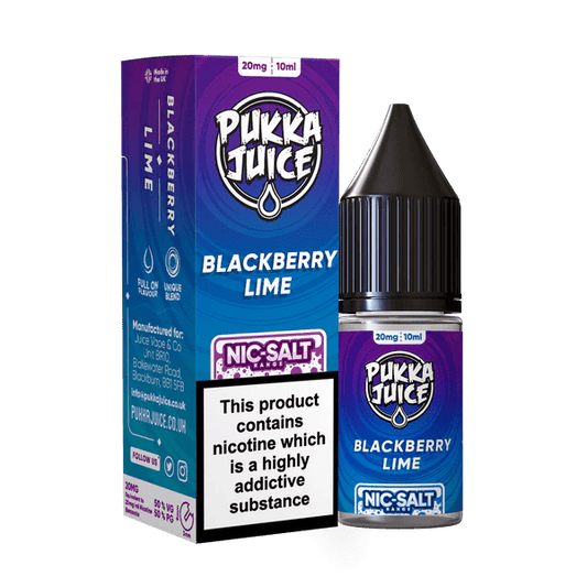 Pukka Juice Nic Salts - Blackberry Lime - Online Vapes