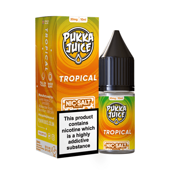 Pukka Juice Nic Salts - Tropical - Online Vapes