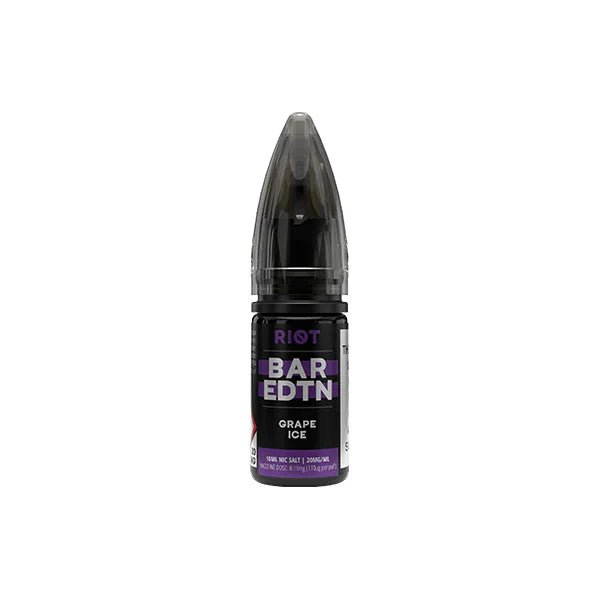Riot Squad BAR Edition Nic Salts - Grape Ice - Online Vapes