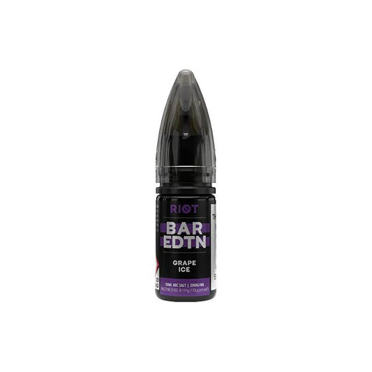 Riot Squad BAR Edition Nic Salts - Grape Ice - Online Vapes