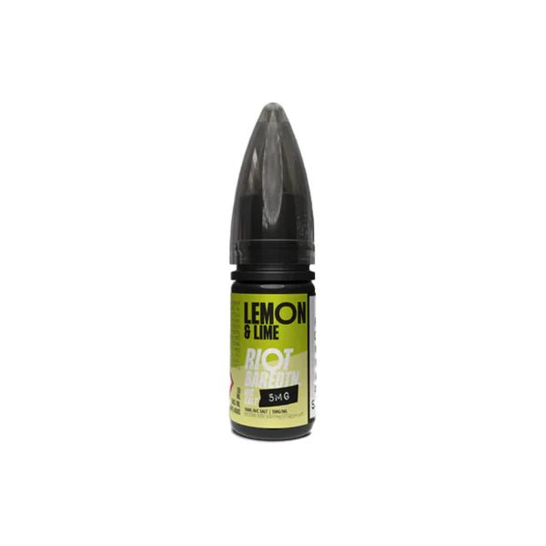 Riot Squad BAR Edition Nic Salts - Lemon Lime - Online Vapes