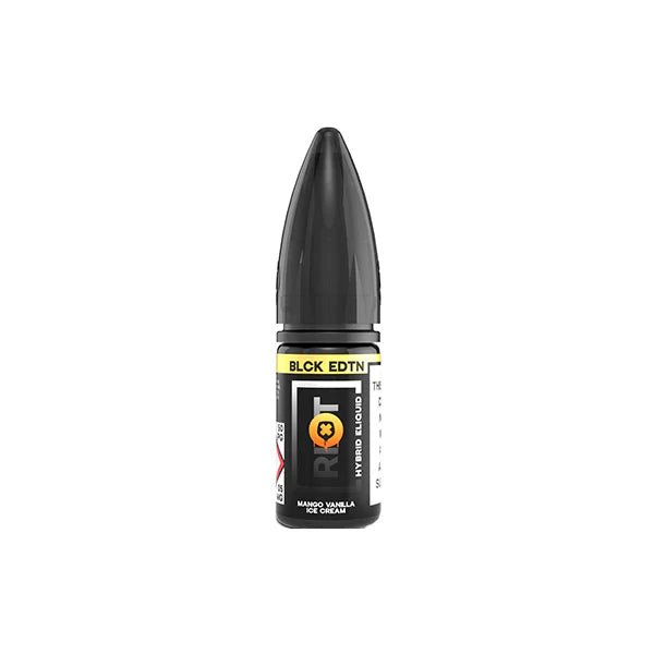 Riot Squad Black Edition Nic Salts - Mango Vanilla Icecream - Online Vapes