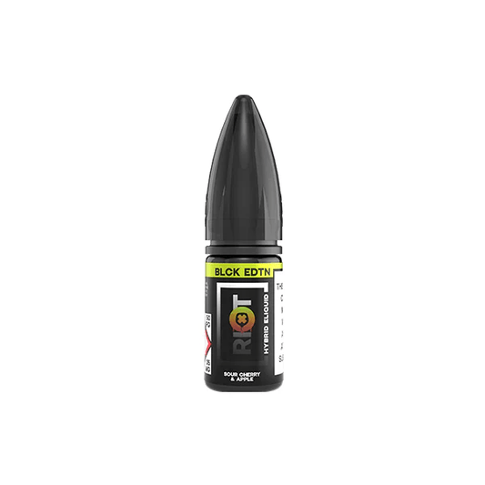 Riot Squad Black Edition Nic Salts - Sour Cherry & Apple - Online Vapes