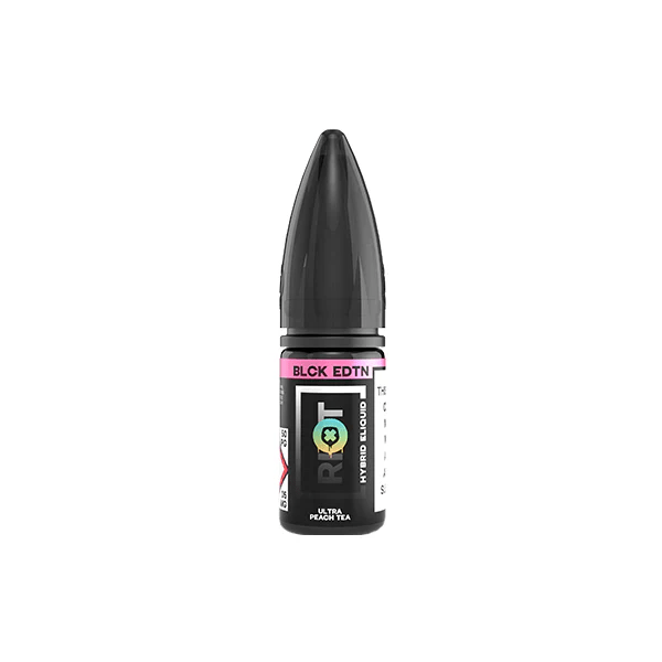 Riot Squad Black Edition Nic Salts - Ultra Peach Tea - Online Vapes