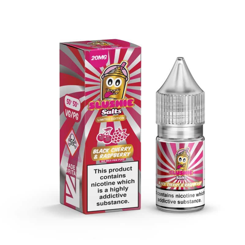Slushie Nic Salts - Black Cherry Raspberry Slush - Online Vapes