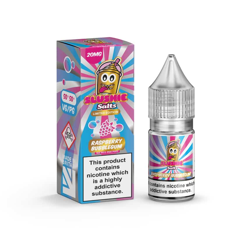 Slushie Nic Salts - Raspberry Bubblegum Slush - Online Vapes