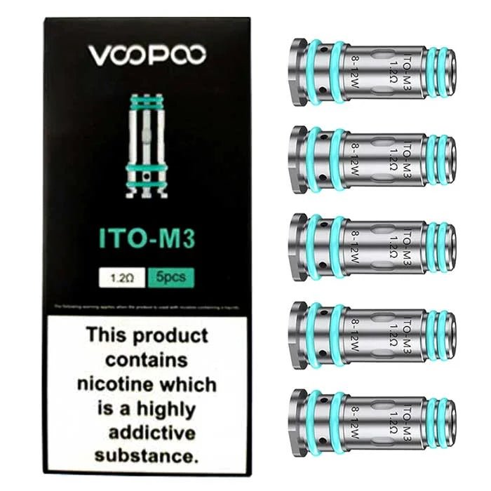 Voopoo ITO Cartridge 5 Pack - Online Vapes