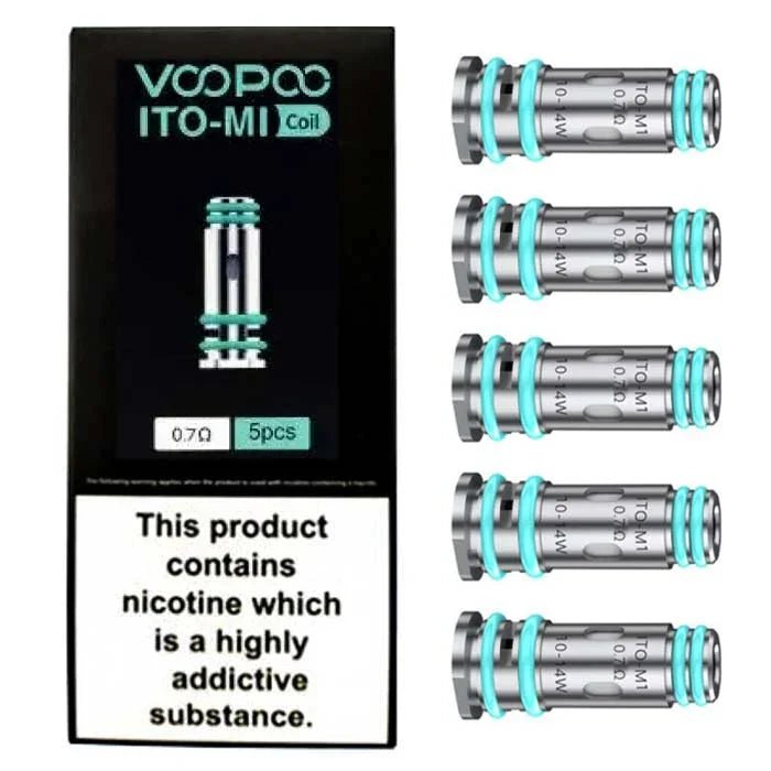 Voopoo ITO Cartridge 5 Pack - Online Vapes
