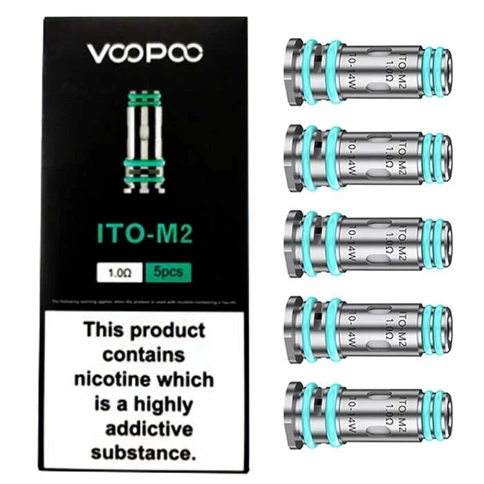 Voopoo ITO Cartridge 5 Pack - Online Vapes