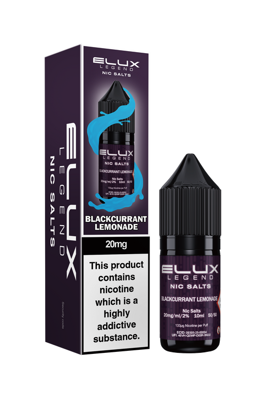 Elux Legend Nic Salt - Blackcurrant Lemonade