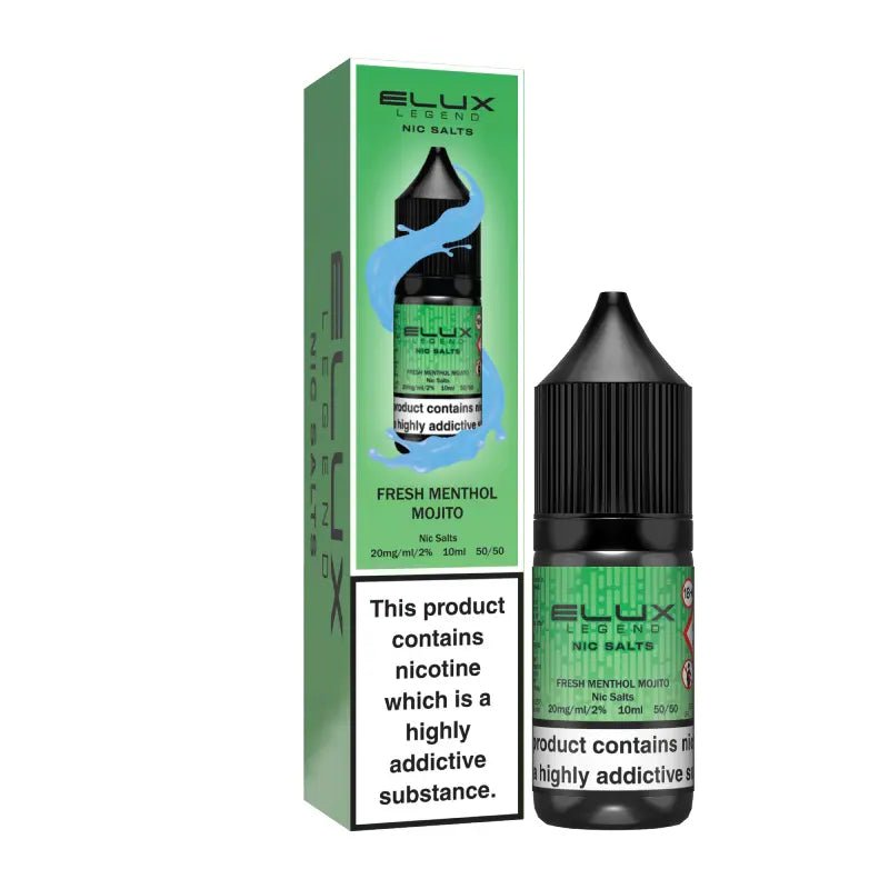 Elux Legend Nic Salt - Fresh Menthol Mojito - Online Vapes