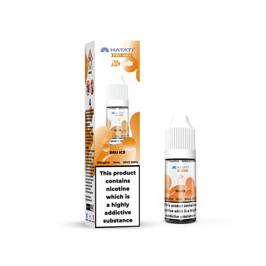Hayati Pro Max Nic Salt - Bru Ice - Online Vapes