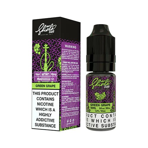 Nasty Salts Shisha - Green Grape - Online Vapes