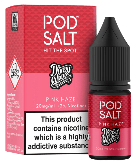 Pod Salt Fusion Nic Salt - Pink Haze - Online Vapes